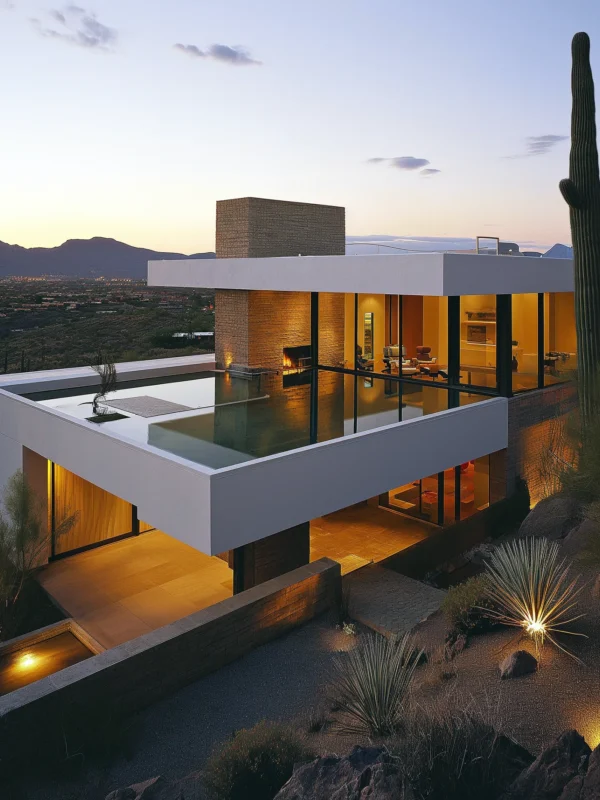 NovArch Exterior Modern Arizona House